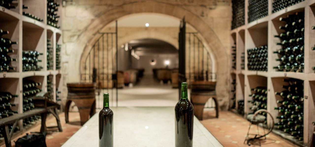 Special Wine cellar with bottles - Wine Paths